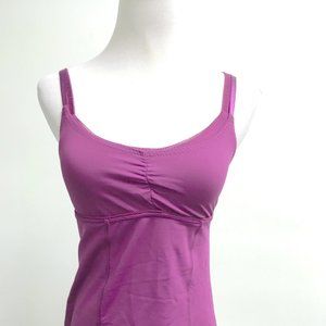 Lululemon purple athletic camisole strappy top 6